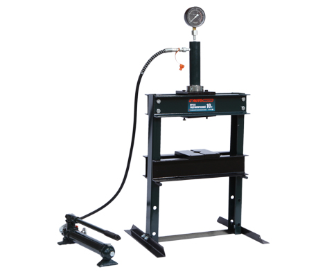 Пресс гидравлический 10 т с насосом и манометром настольный AUTOMASTER